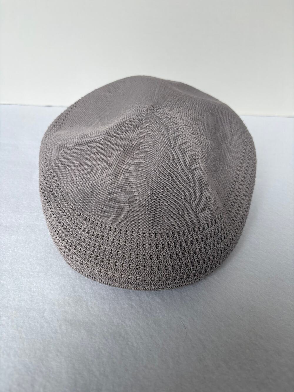 Kangol Tropic 504 Ventair / Tropic Bucket Hat Medium Light Gray Knit